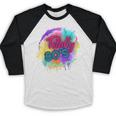 Totally 80's Tie Dye Retro Vibes 1980s Style Nostalgia Baseball Raglan Shirt Totally 80's Tie Dye Retro Vibes 1980s Style Nostalgia Baseball Raglan Shirt