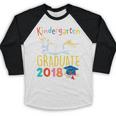 Unicorn Kindergarten Graduation Shirt Girls Baseball Raglan Shirt