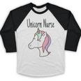 Unicorn RN GraduationShirt Nurse Shirts Baseball Raglan Shirt