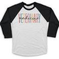 Veterinary Medicine Vet Tech DVM LVT Graduation Baseball Raglan Shirt