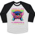 Video Gamer Graduate Graduation Grad Gaming Baseball Raglan Shirt