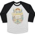 Vintage 1981 Retro Badge Nostalgia Eighties Compass Skull Baseball Raglan Shirt Vintage 1981 Retro Badge Nostalgia Eighties Compass Skull Baseball Raglan Shirt