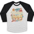 Vintage 1995 Retro Classic 90s Nostalgia Throwback Vibe Baseball Raglan Shirt