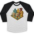 Vintage Board Game Art – Tabletop Nostalgia Baseball Raglan Shirt Vintage Board Game Art – Tabletop Nostalgia Baseball Raglan Shirt