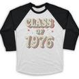 Vintage Class Of 1976 76 High School Graduation Baseball Raglan Shirt