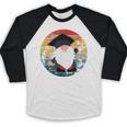 Vintage Graduation Gnome Baseball Raglan Shirt