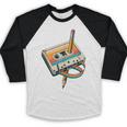 Vintage Pencil Rewind Cassette Tape Nostalgia Party 80s 90s Baseball Raglan Shirt Vintage Pencil Rewind Cassette Tape Nostalgia Party 80s 90s Baseball Raglan Shirt