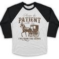 Vintage Please Be Patient With Me I'm From The 1900s On Back Baseball Raglan Shirt