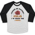 Vintage Please Be Patient With Me I'm From The 1900s Funny Baseball Raglan Shirt