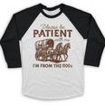 Vintage Please Be Patient With Me I'm From The 1900s Western Baseball Raglan Shirt