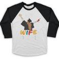 My Wife Did It Graduation Congratulation Graduate You Did It Baseball Raglan Shirt