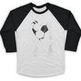Women's Senior Nana Class Of 2026 Soccer Graduation Heart Baseball Raglan Shirt