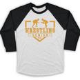 Wrestling Senior Night Wrestling Senior 2025 Graduation 17 Baseball Raglan Shirt