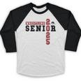 Wrestling Senior Night Wrestling Senior 2025 Graduation 70 Baseball Raglan Shirt
