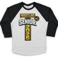 Wrestling Senior Night Senior 2026 Faith Cross Graduation Baseball Raglan Shirt