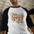 1988 Class Reunion Retro Class Of 88 High School Graduation Baseball Raglan Shirt