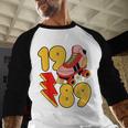 1989 Retro Roller Skate Vintage 80s Nostalgia Collector Baseball Raglan Shirt