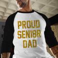 2018 Senior Dad High School Graduation Party SEN18RShirt Baseball Raglan Shirt