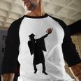 2019 Football Graduation Dab Shirt- Dabbing Graduate Baseball Raglan Shirt