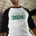 2024 Senior Class Graduation Shirt Graduate Baseball Raglan Shirt