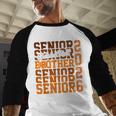 2026 Basketball Senior Brother Graduation Matching Family Baseball Raglan Shirt