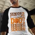 2026 Basketball Senior Dad Graduation Matching Family Baseball Raglan Shirt