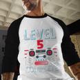 5th Grade Graduation Elementary School Graduate Level 5 Baseball Raglan Shirt