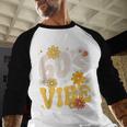 60's Vibe Vintage Nostalgia Mixtape Era 1960s Party Groovy Baseball Raglan Shirt