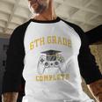 6th Grade Graduation Senior Video Gamer Graduated Baseball Raglan Shirt