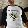 70s 80s 90s Retro Party Costume Nostalgia Cassette Baseball Raglan Shirt