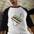 70s 80s 90s Retro Party Costume Nostalgia Cassette Baseball Raglan Shirt