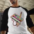 80s 90s Retro Halloween's Party Costume Nostalgia Cassette Baseball Raglan Shirt