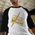 80's 90's Retro Music Party Costume Nostalgia Cassette Baseball Raglan Shirt