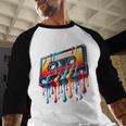 80s 90s Retro Party Costume Nostalgia Cassette Baseball Raglan Shirt 80s 90s Retro Party Costume Nostalgia Cassette Baseball Raglan Shirt
