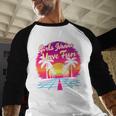 80s Fashion Girls Just Wanna Have Fun 1980s Nostalgia Baseball Raglan Shirt