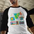 80's Vintage Cassette Tape Nostalgia Mixtape Era 1980s Retro Baseball Raglan Shirt