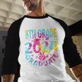 8th Grade Graduate 2024 Graduation Last Day Of School Tie Baseball Raglan Shirt