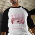 8th Grade Graduation Anime 2024 Graduate Middle School Girls Baseball Raglan Shirt