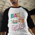 90's Nineties Nostalgia Costume Party Back To The 90s Baseball Raglan Shirt