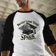 The Addams Family TV Series – Uncle Fester Graduation Spark Premium Baseball Raglan Shirt