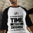 Adult College Graduation Baseball Raglan Shirt