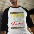 African American High School Graduation Grad Shirt Baseball Raglan Shirt