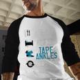 Athletic Trainer Eat Sleep Tape Ankles Graduation Baseball Raglan Shirt