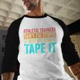 Athletic Trainers Fix Stupid Sports Graduation Vintage Baseball Raglan Shirt