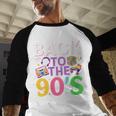 Back To The 90's Mixtape Era Nostalgia Retro 1990 90's Style Baseball Raglan Shirt