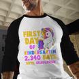 Back To School First Day Of Kindergarten Graduation Unicorn Baseball Raglan Shirt