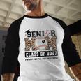 Baseball Senior Class Of 2027 Senior 2027 Graduation Women Baseball Raglan Shirt