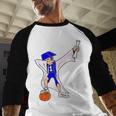 Basketball Dabbing Shirt Senior Graduation Him Her Baseball Raglan Shirt