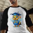 Bee Graduation Cute Kindergarten Elementary High School Baseball Raglan Shirt