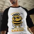 Bees They Call Me The Spelling Bee Champ Graduation Baseball Raglan Shirt